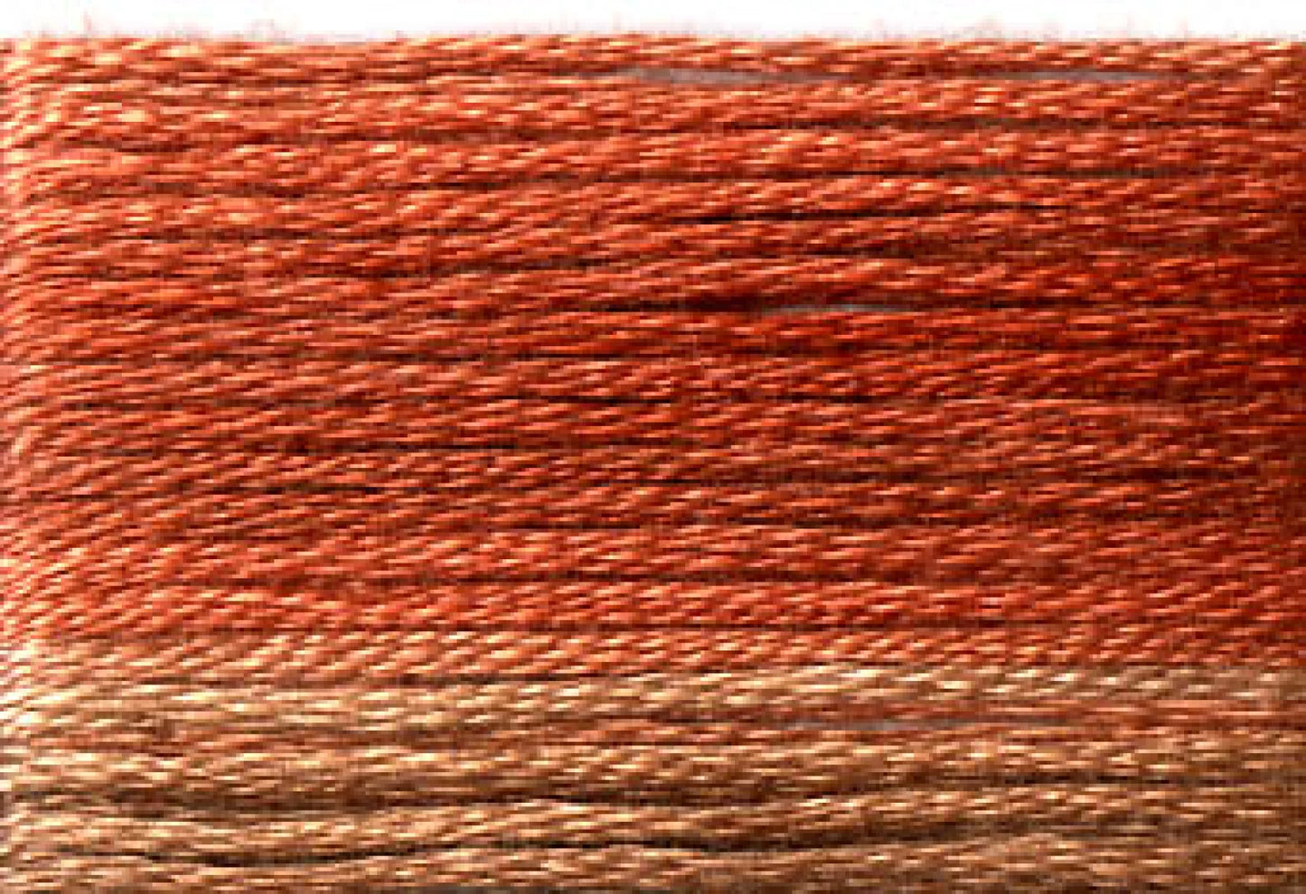 8043 Cosmo Seasons Variegated Cotton Embroidery Floss Browns/Rusts