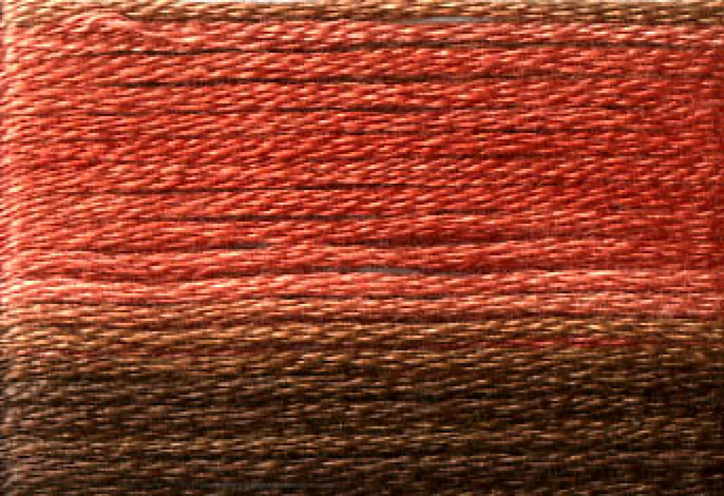 8044 Cosmo Seasons Variegated Cotton Embroidery Floss Browns/Rusts