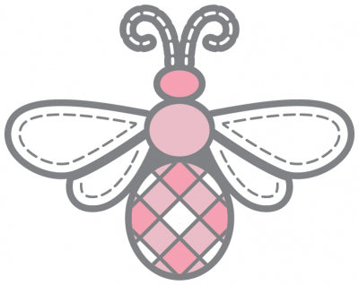 Pink Bee in my Bonnet Needle Minder - It's Sew Emma