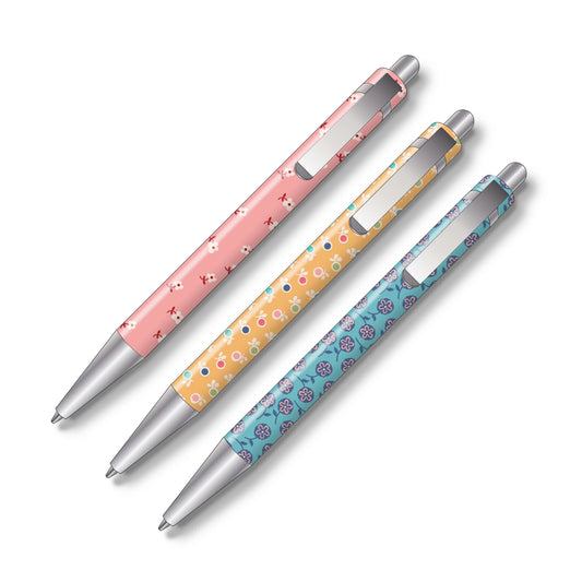 Lori Holt Busy Bee Mechanical Pencils (Pink, Yellow, and Blue)