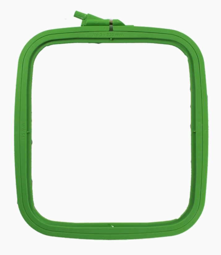 Nurge Square Plastic Hoop 8" x 9" - Green