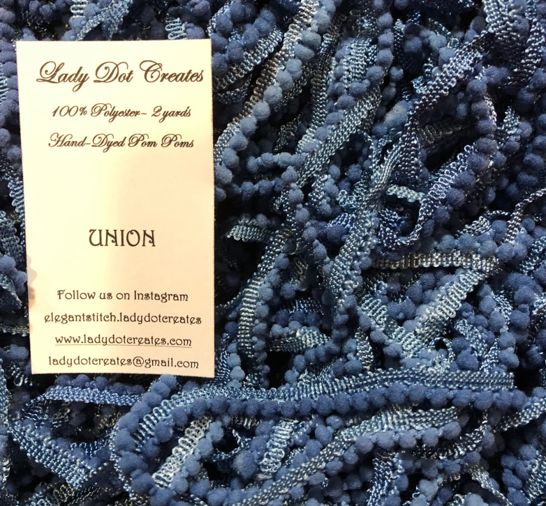 Pom Pom Trim - Union - Lady Dot Creates