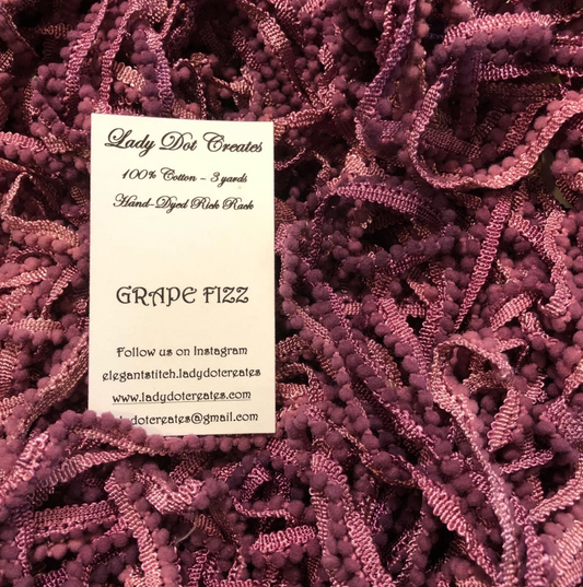 Pom Pom Trim - Grape Fizz - Lady Dot Creates
