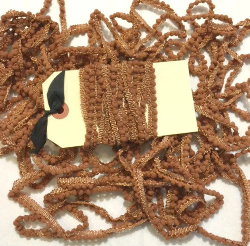 Pom Pom Trim - Toast - Lady Dot Creates