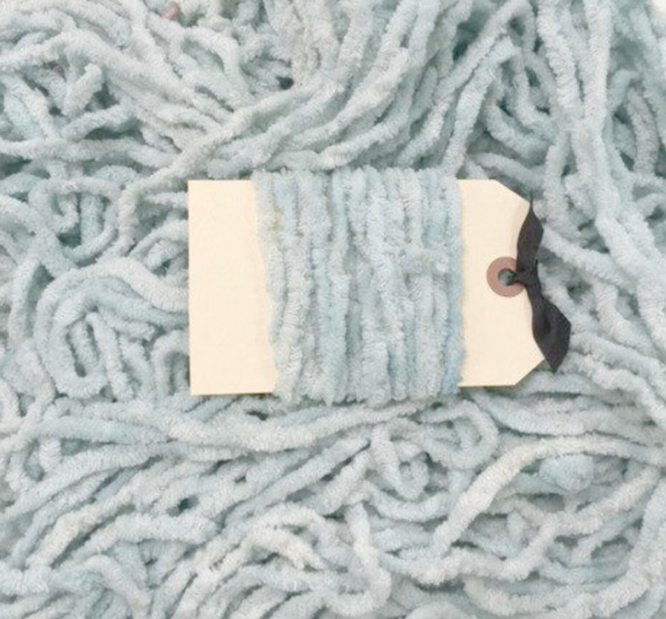 Chenille Trim - Robin Egg - Lady Dot Creates