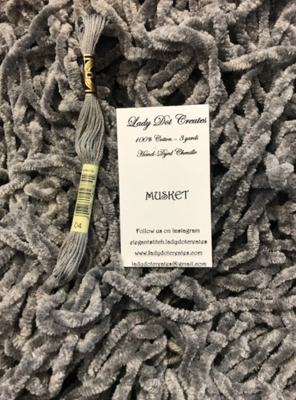 Chenille Trim - Musket - Lady Dot Creates