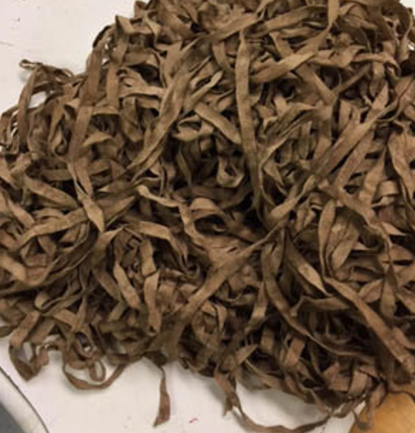 1/4" Wide Twill Tape - Bird Nest - Hand-dyed Cotton - Lady Dot Create