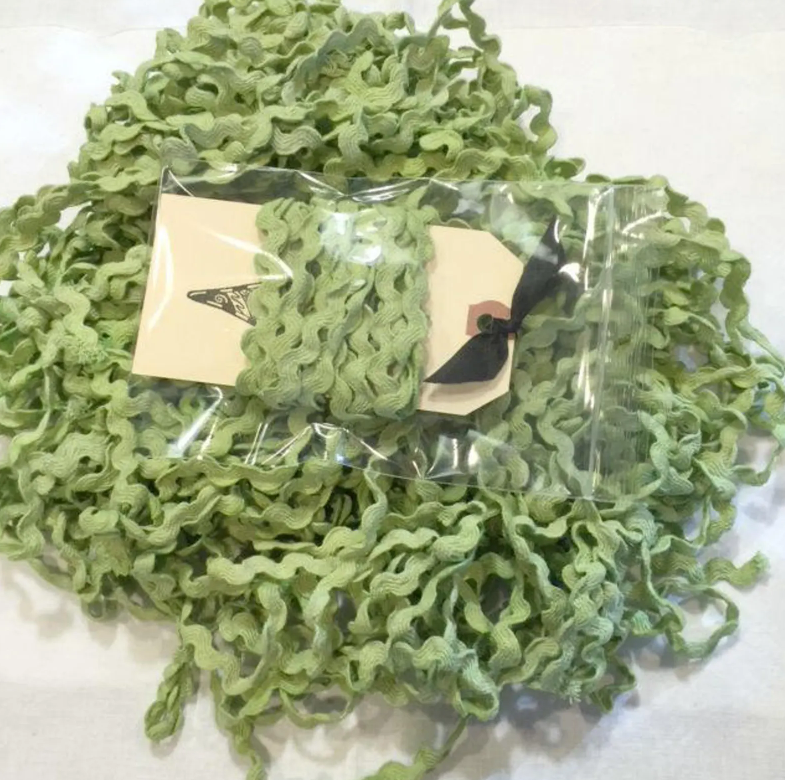 1/2" Rick Rack - Witchie - Hand-dyed Cotton - Lady Dot Creates