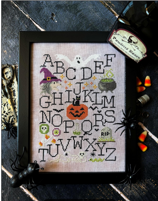 Halloween Alphabet Sampler - Puntini Puntini