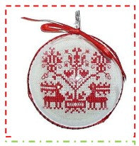 A Redwork Christmas Ornament Kit - Praiseworthy Stitches - 2026 Nashville Needlework Market PREORDER