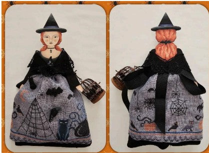 Ophelia, a Witch Pincushion Doll & Thread Keeper - Giulia Punti Antichi