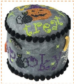 Spooky Boos Drum - Praiseworthy Stitches - 2026 Needlework Marketplace PREORDER