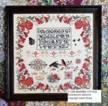 Bramble Cottage Sampler - Rosewood Manor - 2026 Needlework Marketplace PREORDER