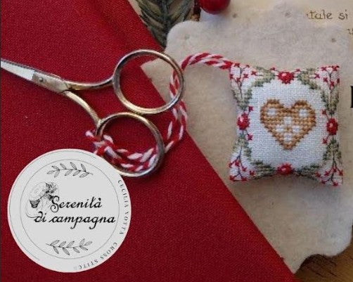 BISCOTTO NATALIZIO (Christmas Cookie) Kit - Serenità di Campagna - 2026 Needlework Marketplace PREORDER