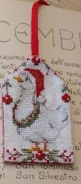 OCA NATALIZIA (Christmas Goose) Kit - Serenità di Campagna - 2026 Needlework Marketplace PREORDER