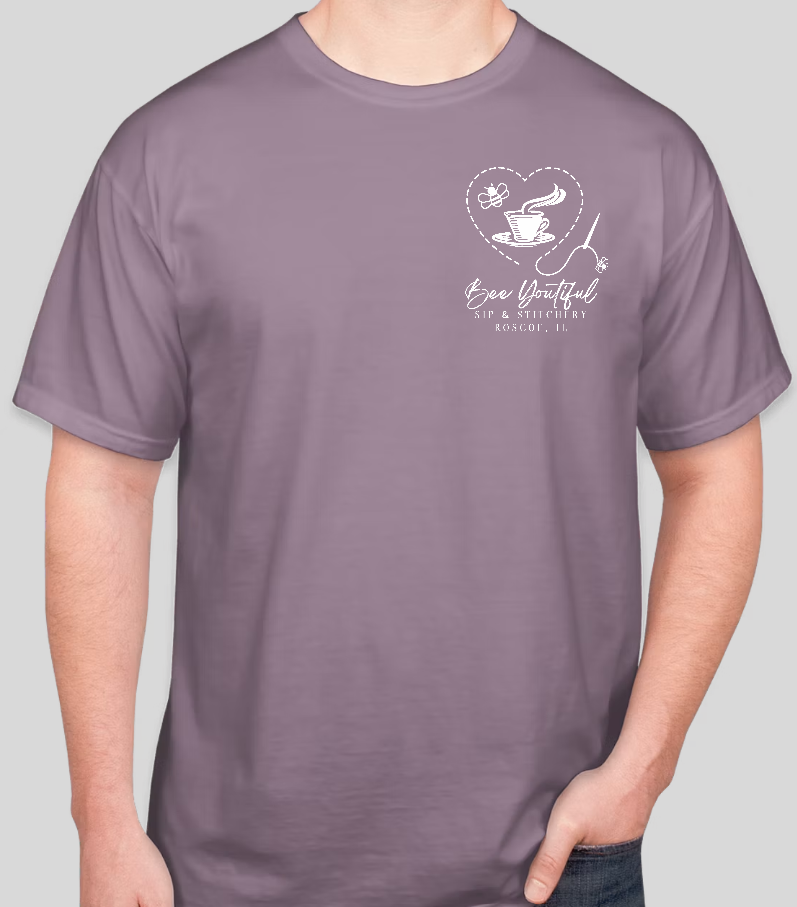 Sip, Stitch, Repeat T-Shirt - Wine