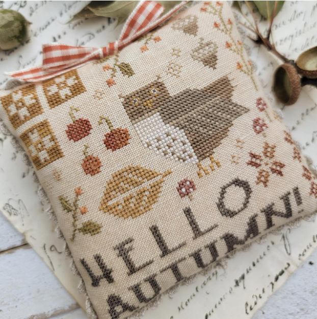 Autumn Trio - With Thy Needle and Thread by Brenda Gervais