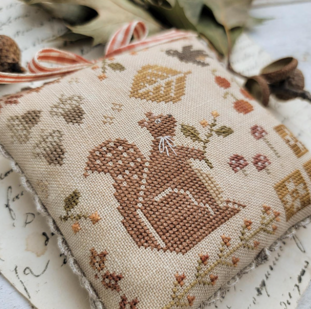 Autumn Trio - With Thy Needle and Thread by Brenda Gervais