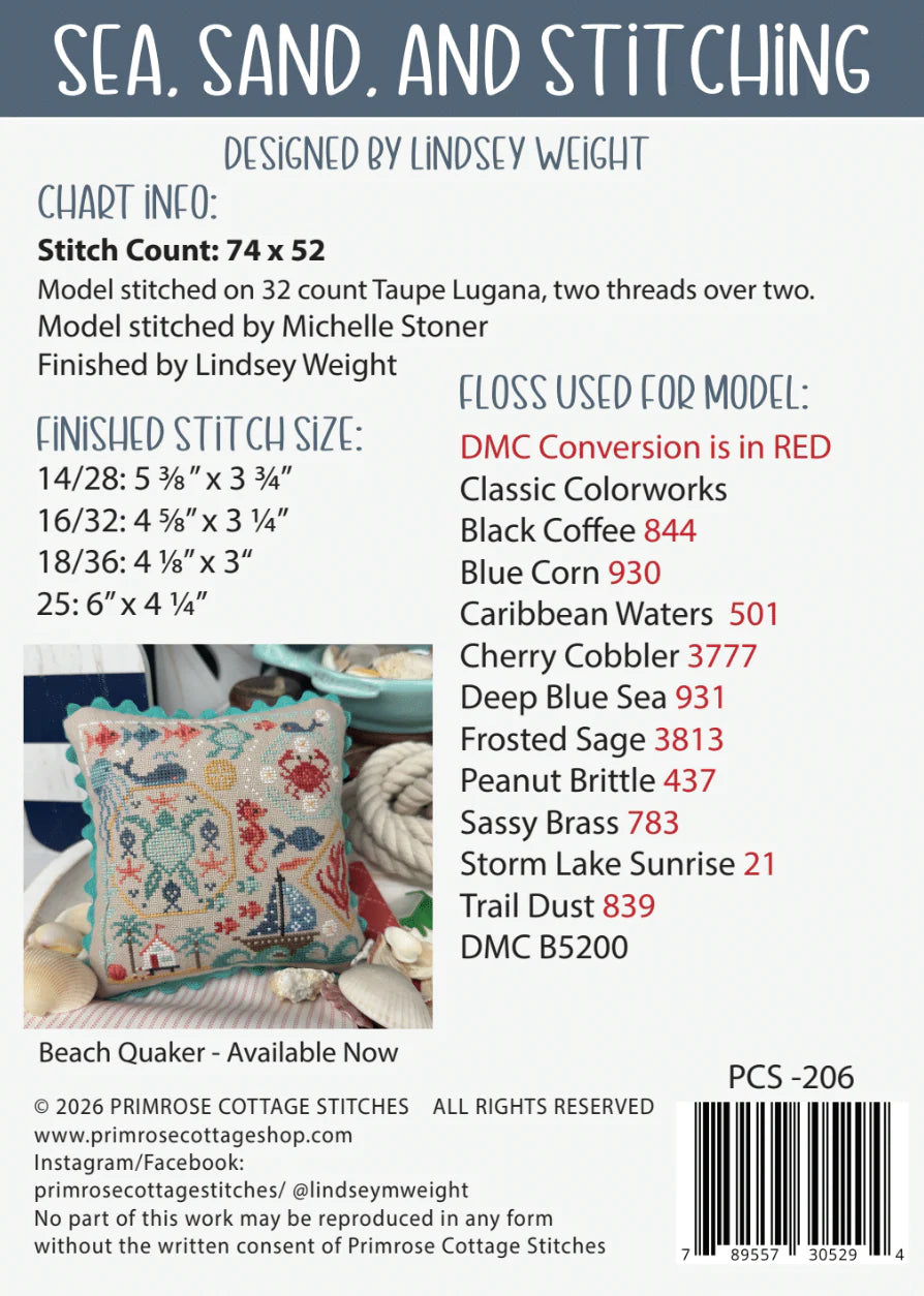 Sea, Sand, and Stitching - Primrose Cottage
