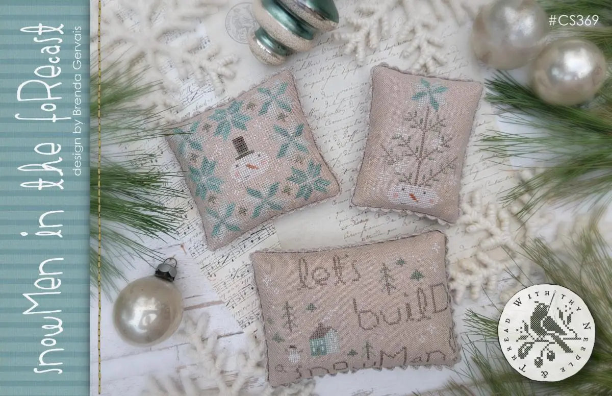 Snowmen in the Forecast - With Thy Needle and Thread (Brenda Gervais)