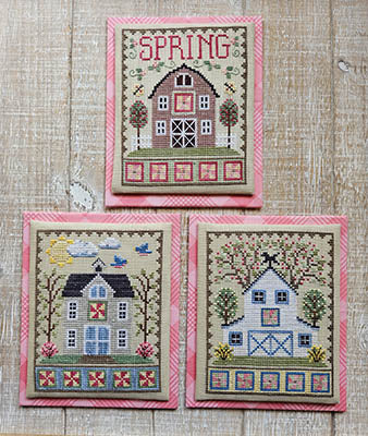 Spring Barn Trio - Waxing Moon Designs