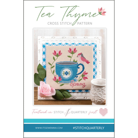 Tea Thyme Cross Stitch Pattern by It's Sew Emma