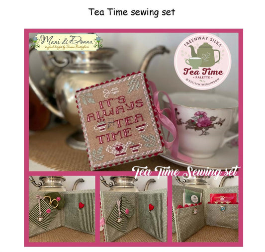 Tea Time Sewing Set - Tea Time Palette Collection - Mani di Donna