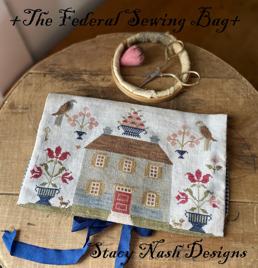 The Federal Sampler Sewing Bag - Stacy Nash Designs