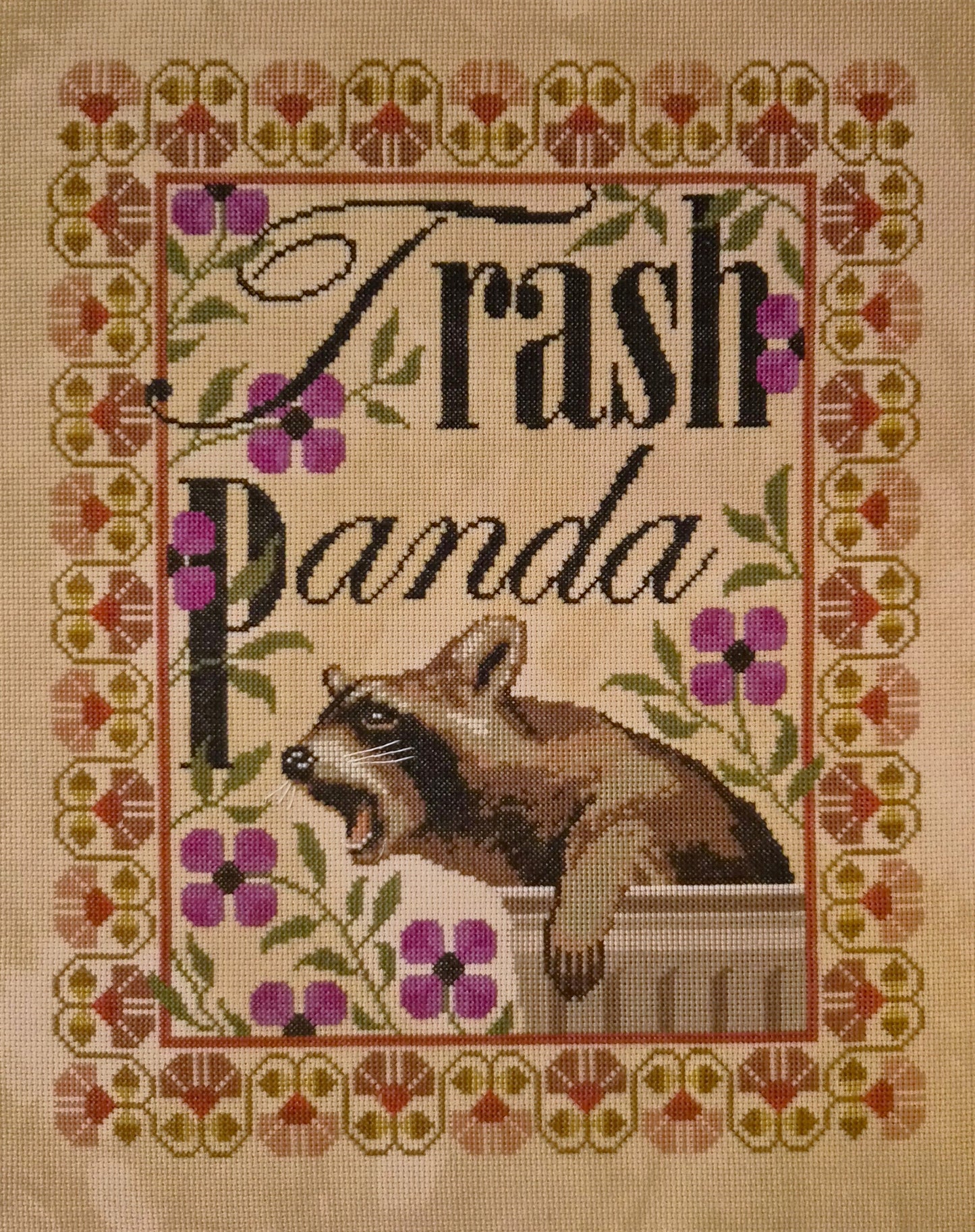 Trash Panda - The Artsy Housewife - 2026 Needlework Marketplace PREORDER