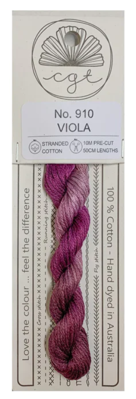 Florigraphica 2 African Daisy - Cottage Garden Threads - Viola - Jan Hicks