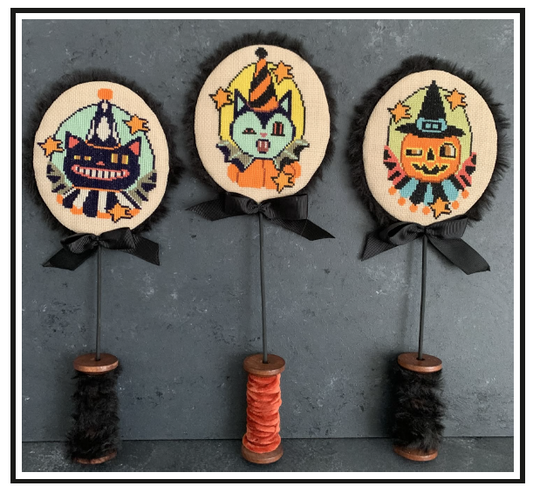 Wing and Blinked Eye Gang - Twin Peak Primitives - 2026 Needlework Marketplace PREORDER