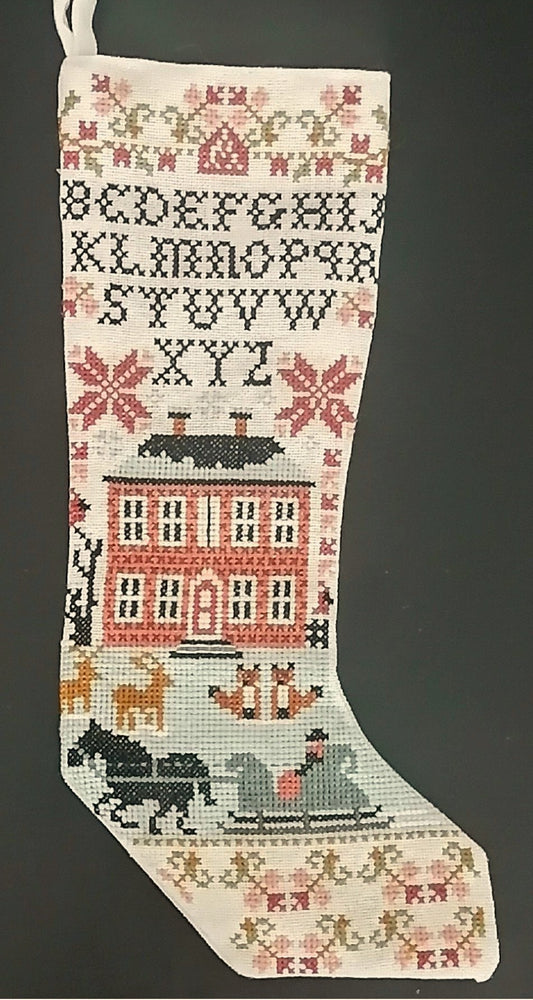 Winter Stocking - Twin Peak Primitives - 2026 Needlework Marketplace PREORDER