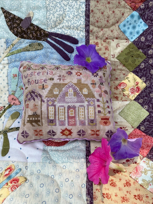 Wisteria House - #1 of 9 in the Houses on Wisteria Lane Series - Pansy Patch Quilts and Stitchery