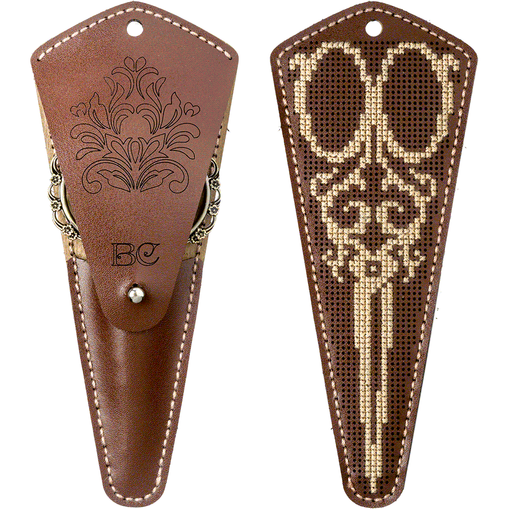 Scissor Case Needlecraft Kit - Leather Scissor Case #3
