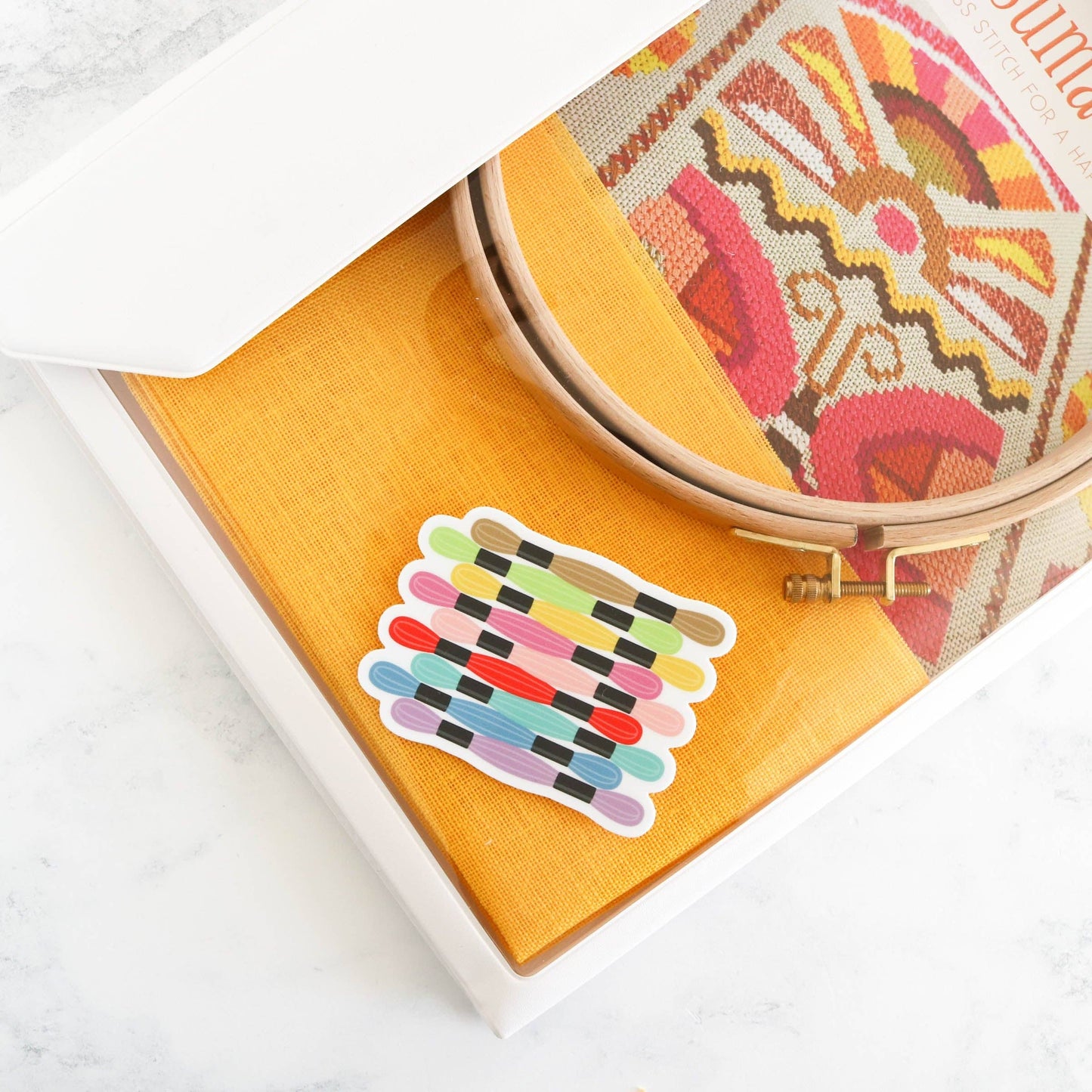 Stitchy Stickers - Floss Skeins - Stitched Modern