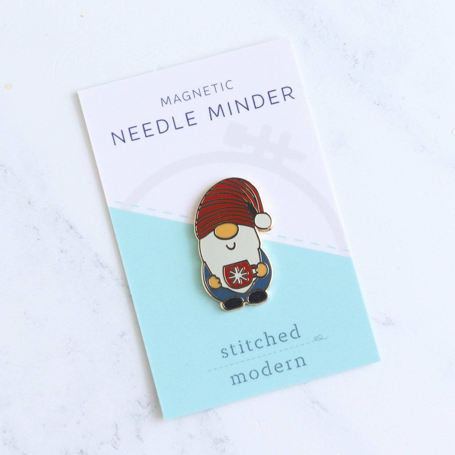 Happy Gnome Magnetic Needle Minder