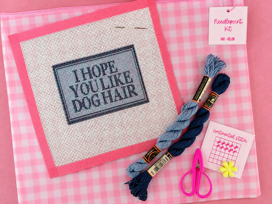 Like Dog Hair Needlepoint Kit