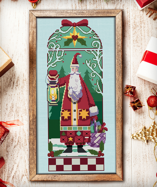 Woodland Santa - Autumn Lane Stitchery