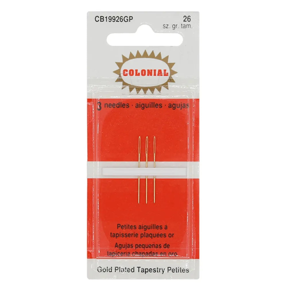 Colonial Gold Tapestry Petite Needles - Size 26