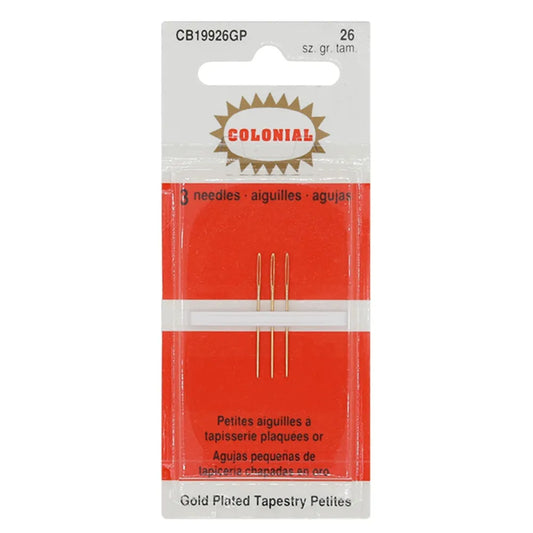 Colonial Gold Tapestry Petite Needles - Size 26