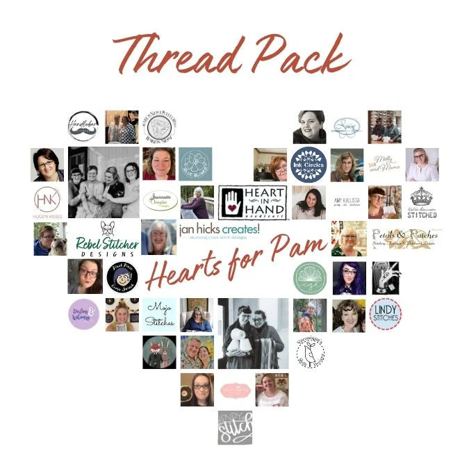 Hearts for Pam Thread Pack - Cottage Garden Threads