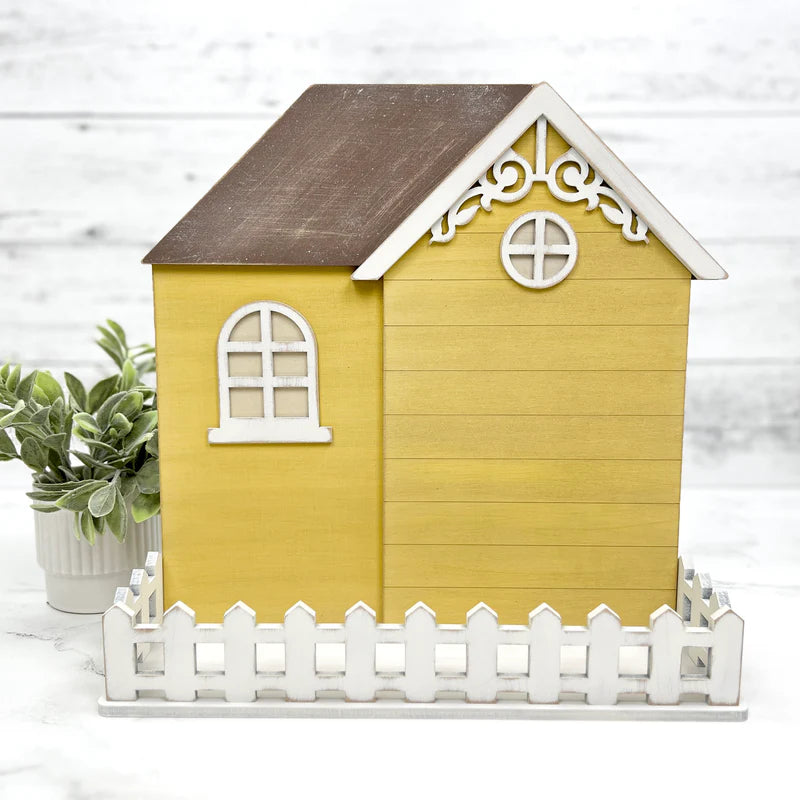 Country Cottage Cross Stitch Display from Paisley's and Polka Dots