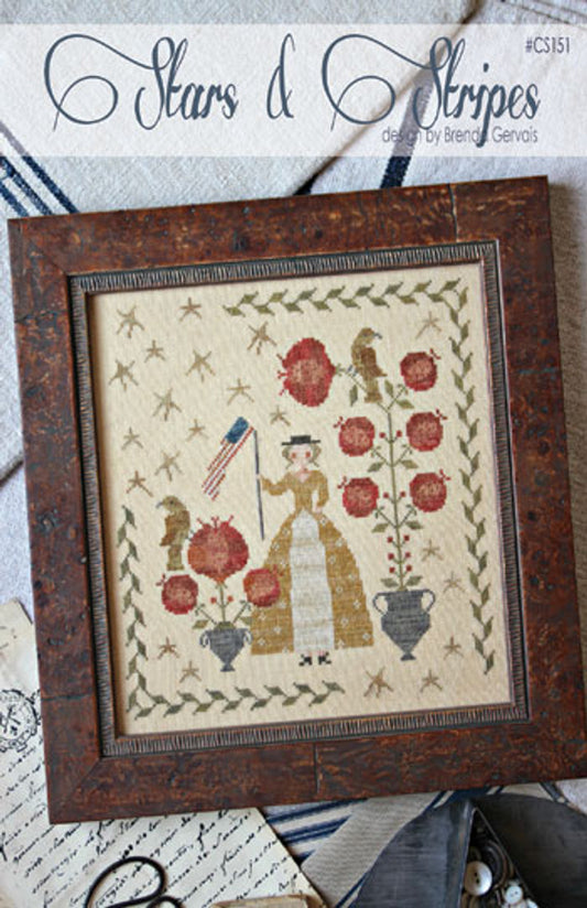 Stars & Stripes - With Thy Needle and Thread by Brenda Gervais