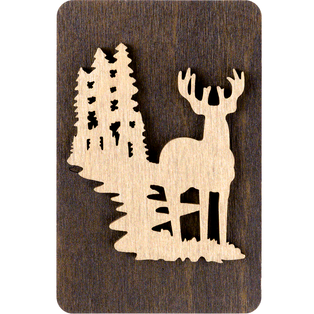 Deer in the Woods Magnetic Needle Organizer