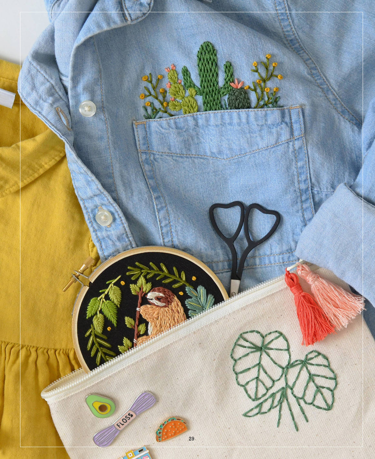 Freshly Stitched: Modern Embroidery for Absolute Beginners Book