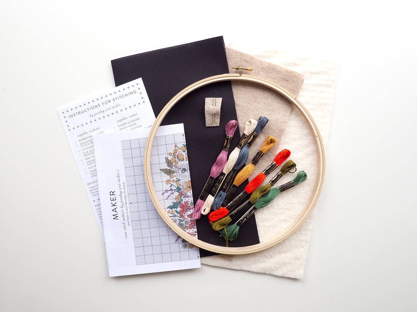 Maker Cross Stitch Kit - Junebug and Darlin