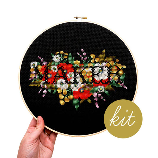 Maker Cross Stitch Kit - Junebug and Darlin