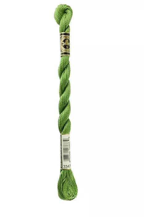 DMC Pearl Cotton Skein Size 5 Asparagus #3347