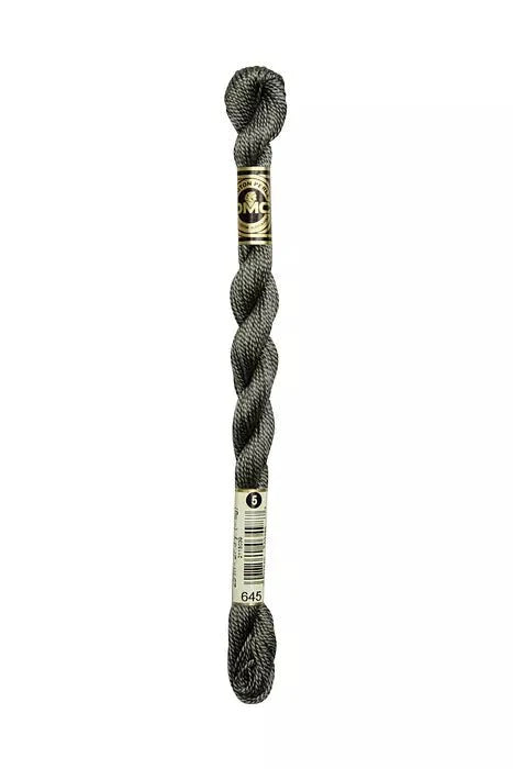 DMC Pearl Cotton Skein Size 5 Reindeer Gray #645