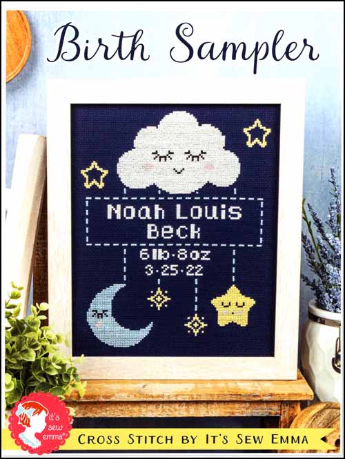 Birth Sampler - It's Sew Emma